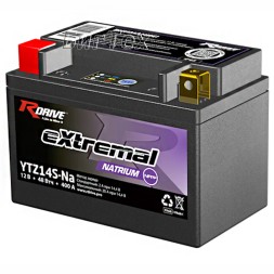Мото аккумулятор натрий-ионный RDrive eXtremal Natrium YTZ14S-Na 48Втч 400А