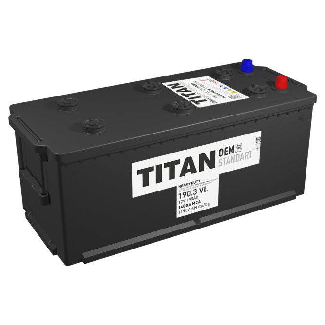 Аккумулятор Titan Standart 6СТ-190.3 L 190 Ач