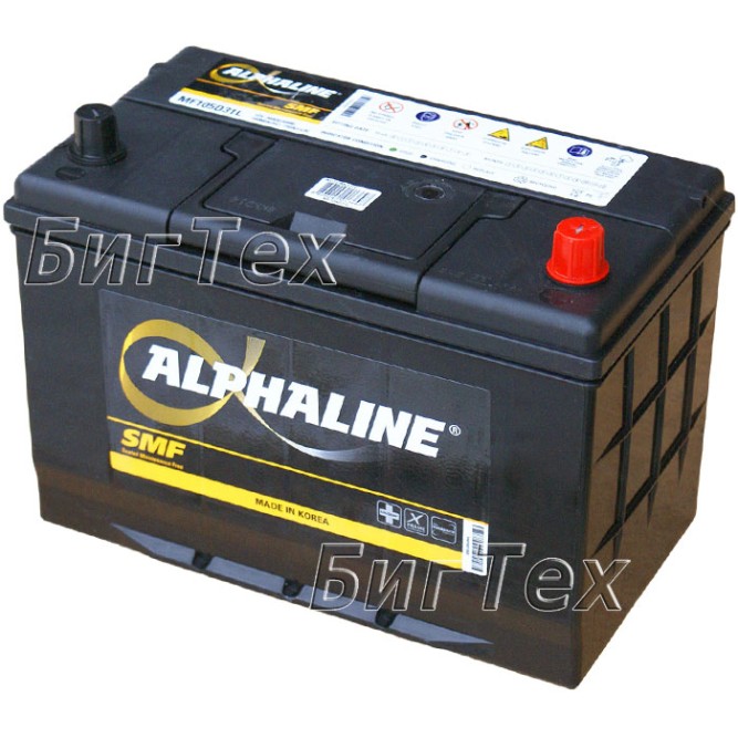 Аккумулятор автомобильный ALPHALINE STANDART 105D31L 90Ah
