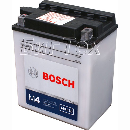 Мото аккумулятор Bosch M4 F36 14 Ач (YB14L-B2)