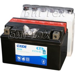 Мото аккумулятор EXIDE ETZ10-BS 8.6 Ач (YTZ10-BS)