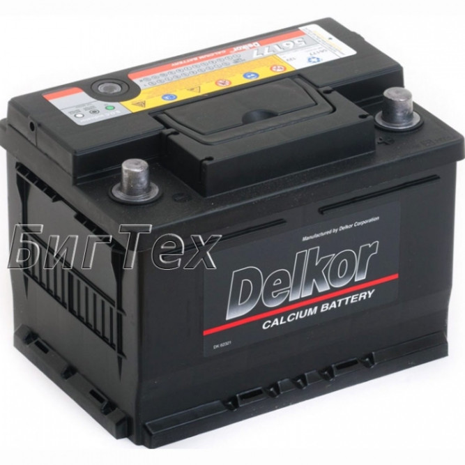 Аккумулятор автомобильный Delkor 56177 61 Ач