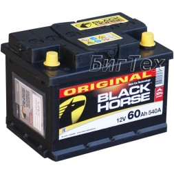 Аккумулятор автомобильный BLACK HORSE 60 Ач Аккумулятор автомобильный BLACK HORSE 60 Ач
