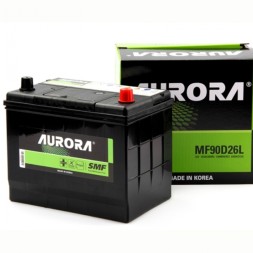 Аккумулятор автомобильный AURORA JIS MF90D26L 72 Ач 630A Аккумулятор автомобильный AURORA JIS MF90D26L 72 Ач 630A