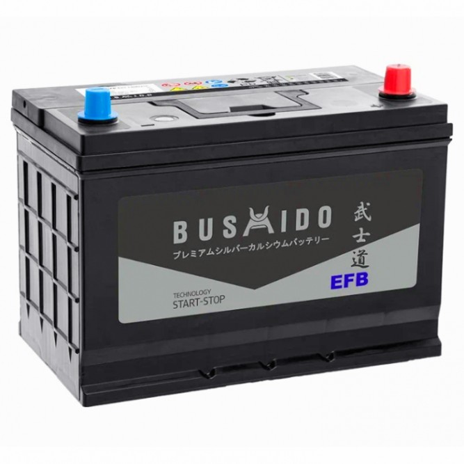 Аккумулятор автомобильный BUSHIDO EFB Start Stop 140D31L 90 Ач