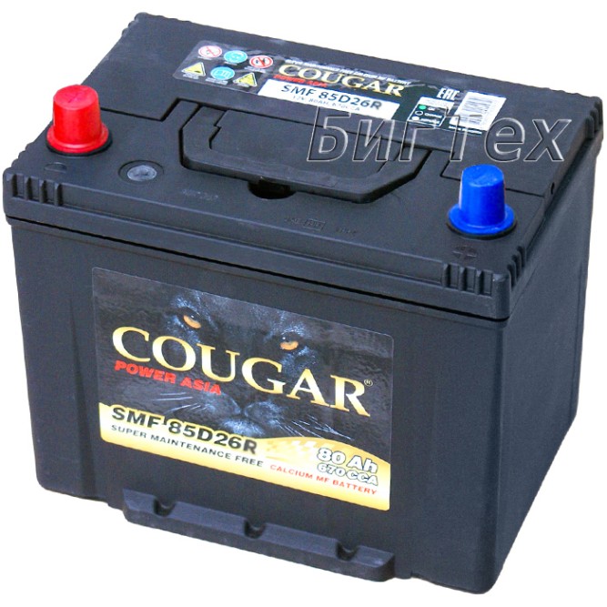 Аккумулятор автомобильный Cougar 95D26R 85 Ач