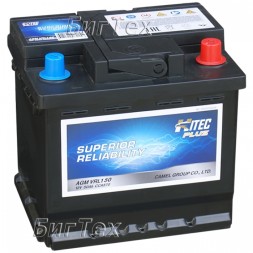 Аккумулятор автомобильный HITEC AGM L1 50 Ач 540А