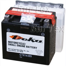 Мото аккумулятор Deka CTX14-BS, 12Ач Мото аккумулятор Deka CTX14-BS, 12Ач