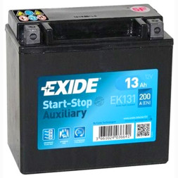 Аккумулятор резервный вспомогательный Exide Auxiliary EK131, 13Ah
