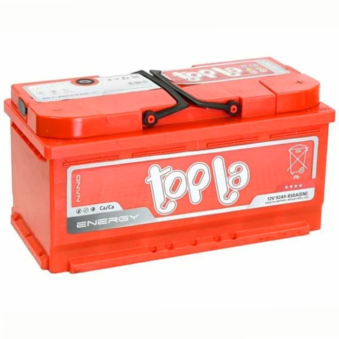 Аккумулятор автомобильный Topla Energy 92 Ач (низкий)
