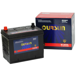 Аккумулятор автомобильный OURSUN JIS MF 95D26L 80Ач 680А