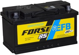 Аккумулятор автомобильный FORSE EFB VLR 85Ач 800А о.п. низкий