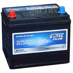 Аккумулятор автомобильный HITEC 86-650 65Ah 650А