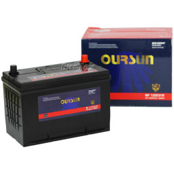 Аккумулятор автомобильный OURSUN JIS MF 125D31R 100Ач 800А прям.пол.
