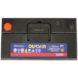 Аккумулятор автомобильный OURSUN JIS MF 125D31L 100Ач 800А, о/п