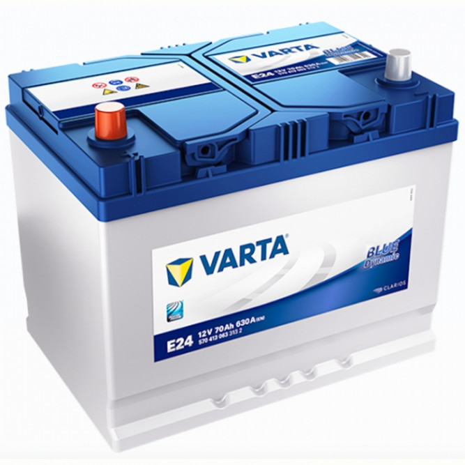 Аккумулятор автомобильный VARTA Blue Dynamic Asia E24, 70 Ач