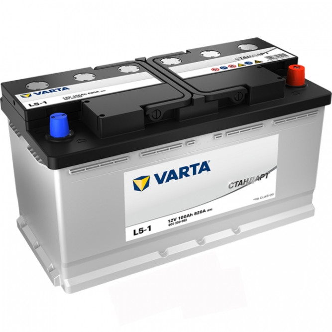 Аккумулятор автомобильный VARTA Стандарт L5-1, 100 Ач