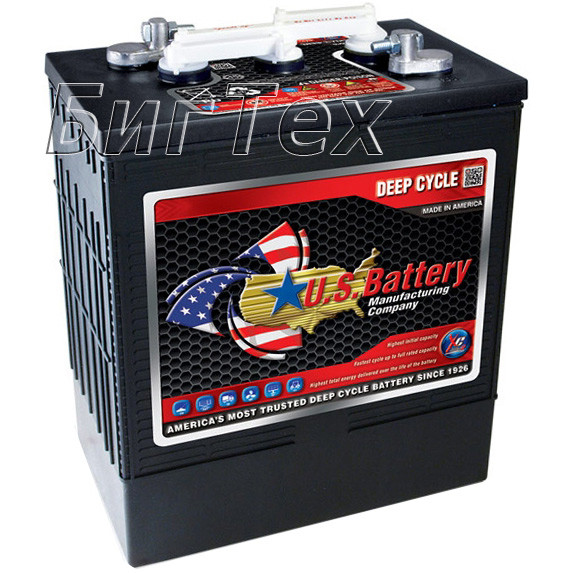 Аккумулятор тяговый 6 Вольт U.S. Battery US 305HC XC, 340Ah для электро ...
