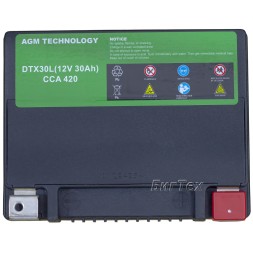 Мото аккумулятор DEKAPOWER DTX30L 30Ач 420А о/п