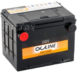 Аккумулятор автомобильный Alphaline 75-650 75 Ач (боковые клеммы)