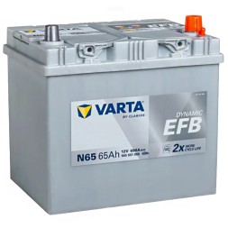 Аккумулятор автомобильный VARTA Dynamic EFB N65 65Ah (565 501 065)