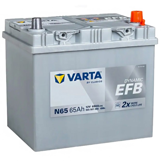 Аккумулятор автомобильный VARTA Dynamic EFB N65 65Ah (565 501 065)