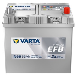 Аккумулятор автомобильный VARTA Dynamic EFB N65 65Ah (565 501 065)