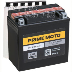 Мото аккумулятор PRIME MOTO PT12B-BS AGM 12 Ач