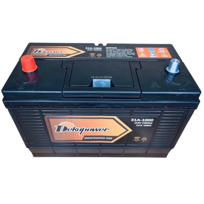 Аккумулятор DEKAPOWER 31A-1000 120Ач 1050А кл/конус