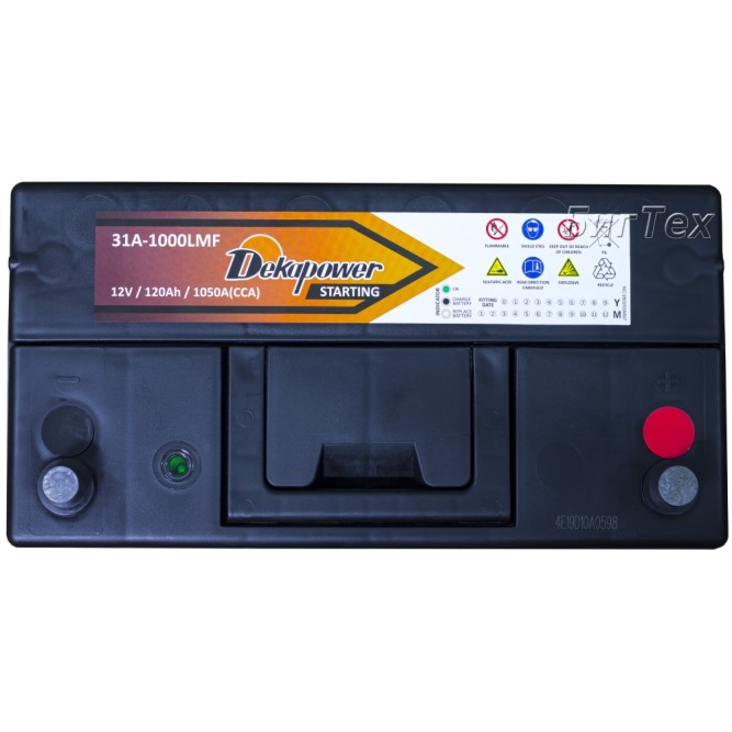 Аккумулятор DEKAPOWER 31A-1000 120Ач 1050А кл/конус
