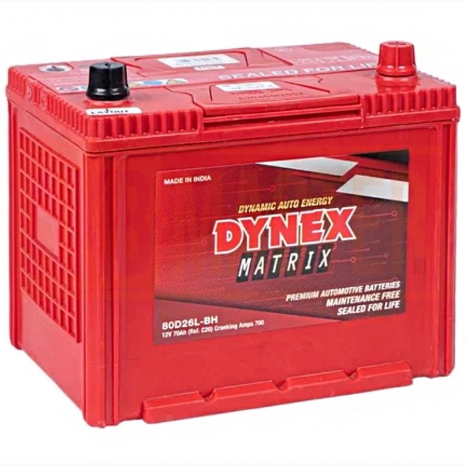 Аккумулятор автомобильный EXIDE (Dynex) Matrix 80D26L 70Ач 700А 