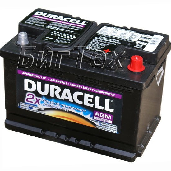 Аккумулятор автомобильный Duracell AGM49 AGM 100 А/ч