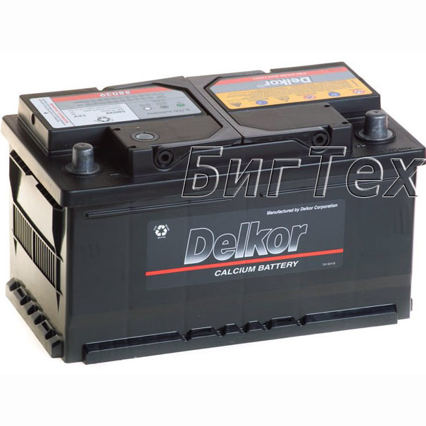 Аккумулятор Delkor 58039 80Ач (80Ah 730А) купить в Москве, доставка