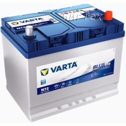 Аккумулятор автомобильный VARTA Blue Dynamic EFB JIS N72 72 Ач Аккумулятор автомобильный VARTA Blue Dynamic EFB JIS N72 72 Ач