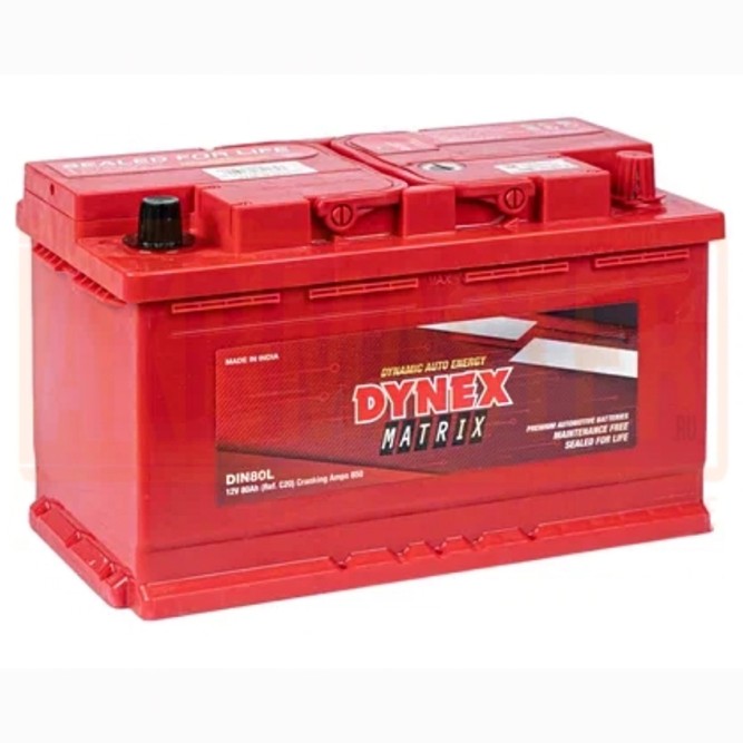 Аккумулятор автомобильный EXIDE (Dynex) Matrix DIN80L 80Ah