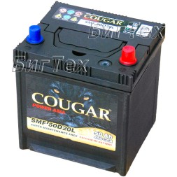 Аккумулятор автомобильный Cougar 50D20L 50 Ач