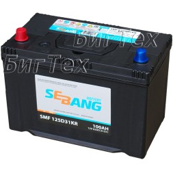 Аккумулятор автомобильный SEBANG 125D31KR 100 Ач Аккумулятор автомобильный SEBANG 125D31KR 100 Ач