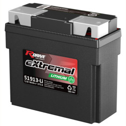 Мото аккумулятор RDrive LITHIUM GYLITHIUM 51913-Li 96 Втч (16-24А.ч.)