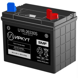 Аккумулятор ИРКУТ U1R-26330S SMF 26Ah Аккумулятор ИРКУТ U1R-26330S SMF 26Ah