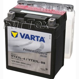 Мото аккумулятор VARTA Powersports AGM YTX7L-BS 6 Ач