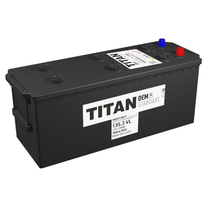 Аккумулятор Titan Standart 6СТ-135.3 L 135 Ач