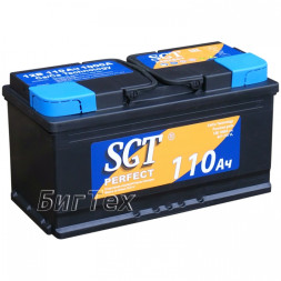 Аккумулятор автомобильный SGT Perfect, 110 Ач