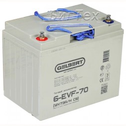Аккумулятор гелевый GELBERT 6-EVF-70, 78Ah гелевый Аккумулятор гелевый GELBERT 6-EVF-70, 78Ah гелевый