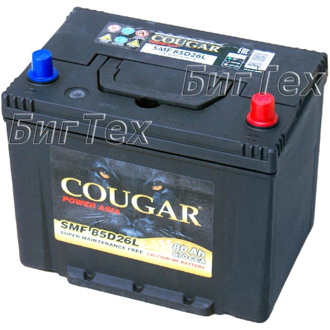 Аккумулятор автомобильный Cougar 95D26L 85 Ач