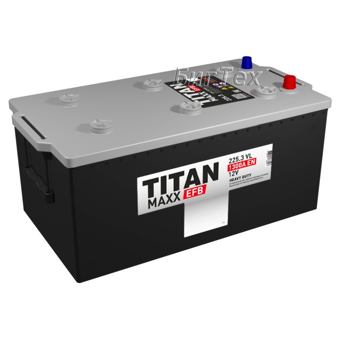 Аккумулятор TITAN MAXX EFB 6ст-225.3 L 225 Ач 1300А
