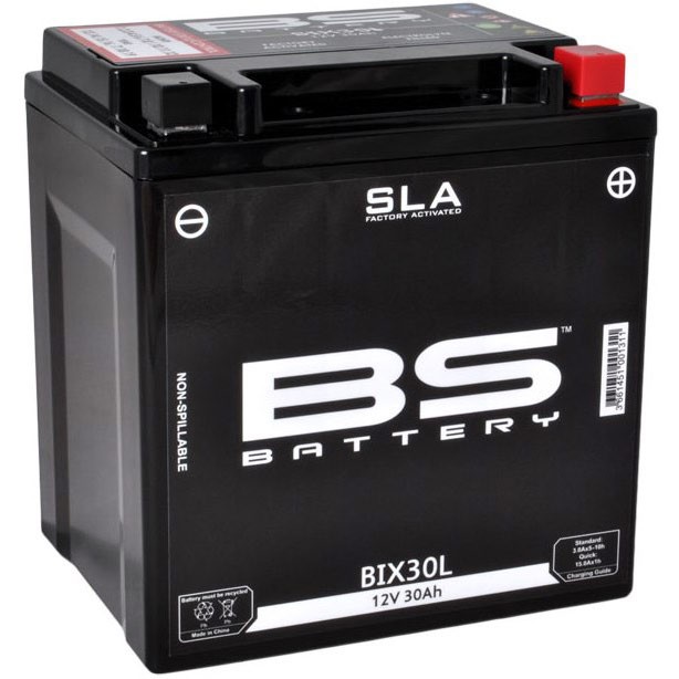 Мото аккумулятор BS BIX30L SLA 30Ah (YIX30L)