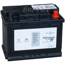 Аккумулятор автомобильный CITROEN/PEUGEOT L2 60Ач 640А 1629085380 Аккумулятор автомобильный CITROEN/PEUGEOT L2 60Ач 640А 1629085380