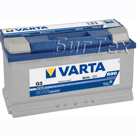Аккумулятор автомобильный VARTA Blue Dynamic G3, 95 Ач