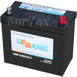 Аккумулятор автомобильный SEBANG 65B24LS 50 Ач
