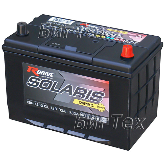 Аккумулятор автомобильный RDrive Solaris KRH-115D31L CMF 95 Ач